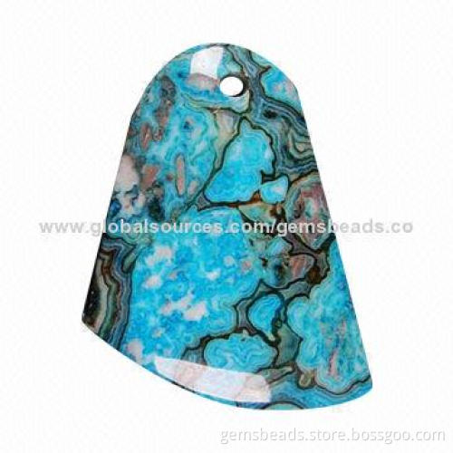 Agate Beaded Pendant with 35*50mm Size